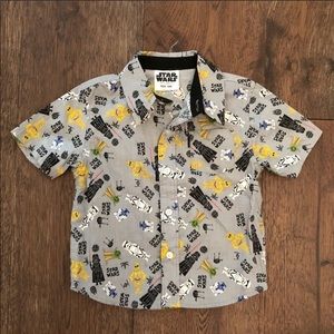 STAR WARS BUTTON UP DRESS SHIRT